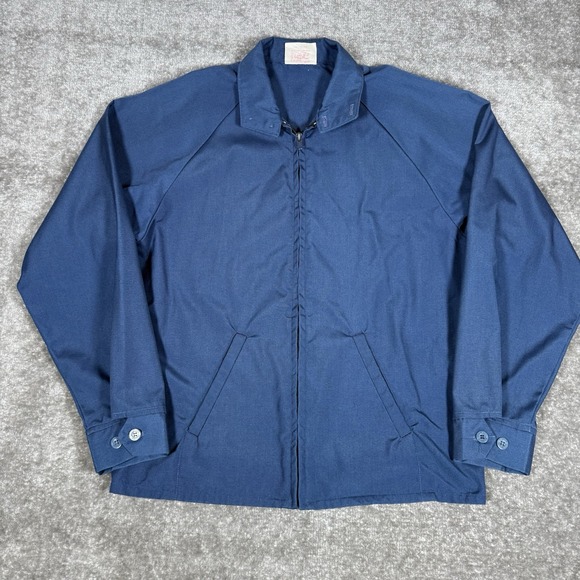 Other - Vintage Fashion Group Ltd‎ Bi Swing Jacket Men's Medium Blue Full Zip Boxy